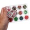 Buttons Galore Christmas Holiday Embellishment Assortment for Crafts - 12 Colors